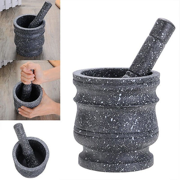 Granitmönster set Sten Örtkvarn Solid Grinder Matlagning Set Granite pattern