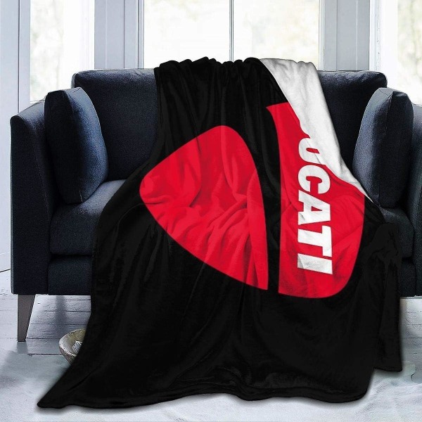 Ducati-logolla varustettu erittäin pehmeä mikrofleece-peitto 50\"x40\" 50x40in 125x100cm