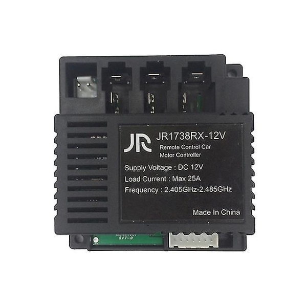 Jr-rx-12v elektrisk bil for barn Bluetooth-fjernkontrollmottaker, jevn startkontroller Jr1958rx og Jr1858rx/jr1738rx -HG JR1738RX-12V