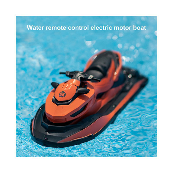 Højhastigheds vandtæt RC-båd - Plast med lav modstand - Orange