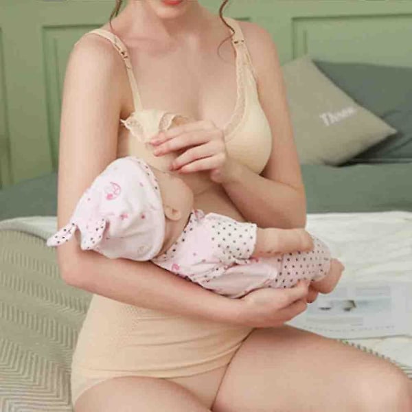Dame Maternity Topper Pleie Cami Tanks Topper Skin Colour 2XL