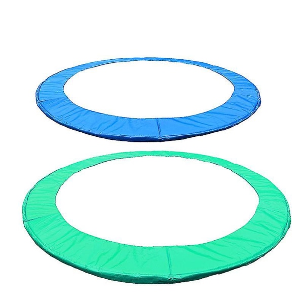 Erstatning 5/6/8/10/12/13/14 fot trampolinepute, trampoline sidebeskyttelsesdeksel green 14FT
