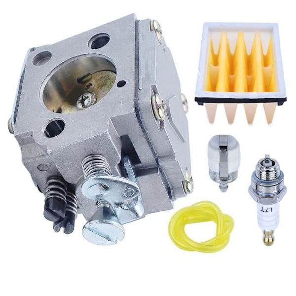 Hiilihydraattien kaasutin ilmanpuhdistin polttoaineletku sarja yhteensopiva Husqvarna 61 266 268 272 272XP