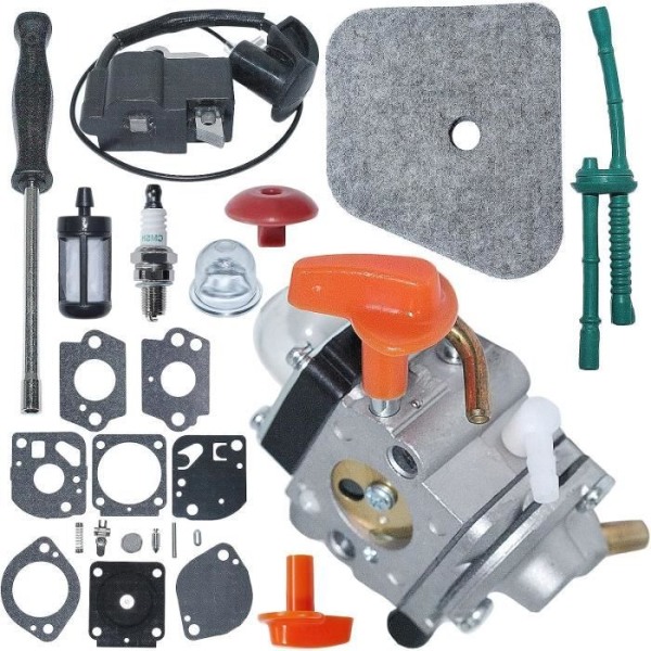 Compatible With STIHL FS90 FS87 FS100 HT100 HT101 HL100 HL90 FS130 Carburetor with Grasket kit 41801200610 41801200611 41801200613