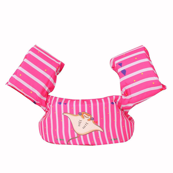 Toddler Flytväst Simväst Simfloaties För Småbarn Flickor Och Pojkar Barn Badvästar För Pool Pink Stripes