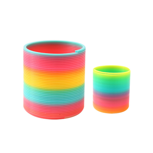 Rainbow Circle Spring Toy - Elastisk Jenga Hula Hoop til børn