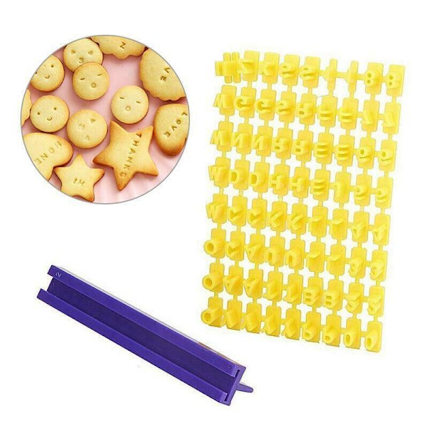 Fondanttikakun aakkoset kirjainnumero keksit keksi leimasin kohokuvio muotit leikkuri
