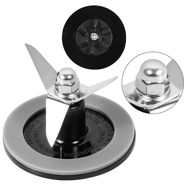 Blenderblader i rustfritt stål, skjæreenhet, erstatning, kompatibel med Cuisinart SPB-456-2B