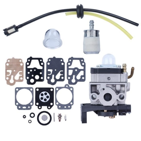 Ombygning af karburator reparation Carb Kit kompatibel med Honda GX35 GX 35 HHT35 HHT35S Gas Trimmer Generator