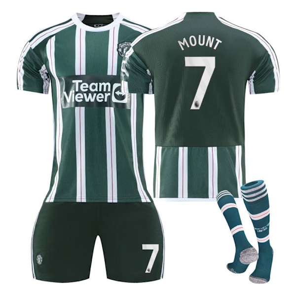 2324 Manchester United bortedrakt dress Mount med sokker 24(130-140cm)