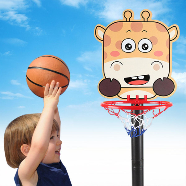 Set Stativ Justera höjder 39,4 tum Max med Basket inomhus utomhus för barn A