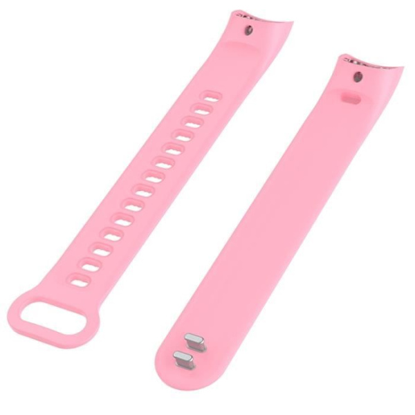 TPE Urheilukellohihnojen Varaosa/Vaihtohihno Huawei Honor Band 3:lle - Vaaleanpunainen
