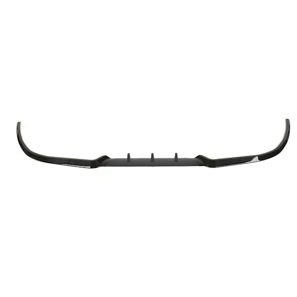 3PCS Front Bumper Splitter Tough Delicate Corners Bumper Lip Spoiler Universal for A3 A4 A6 Glossy Black