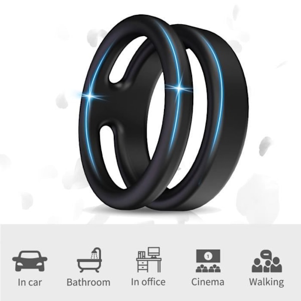 Par Ring Silikonring C*ôckrîng ânêaux Fritid Morsom Ring Menn-Ann C