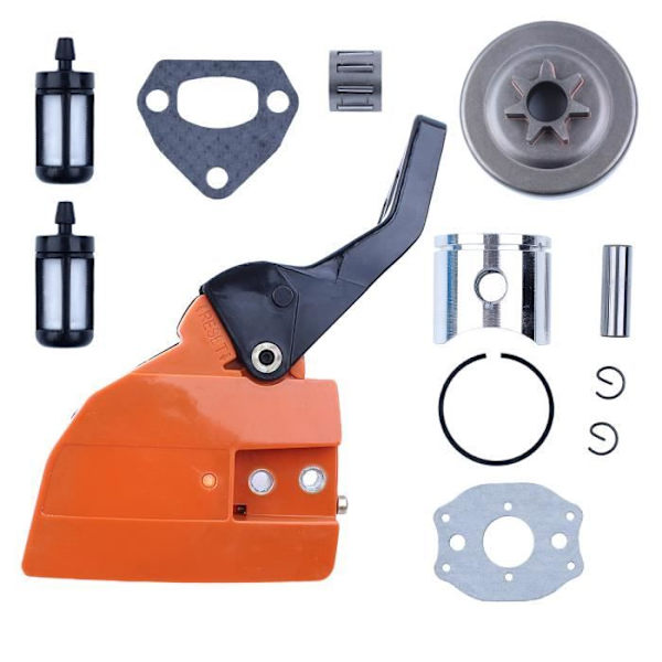 38mm Stempelringsleje Koblingsdæksel Bremshåndtagssæt Kompatibelt med Husqvarna 36136137 Benzinkædesave