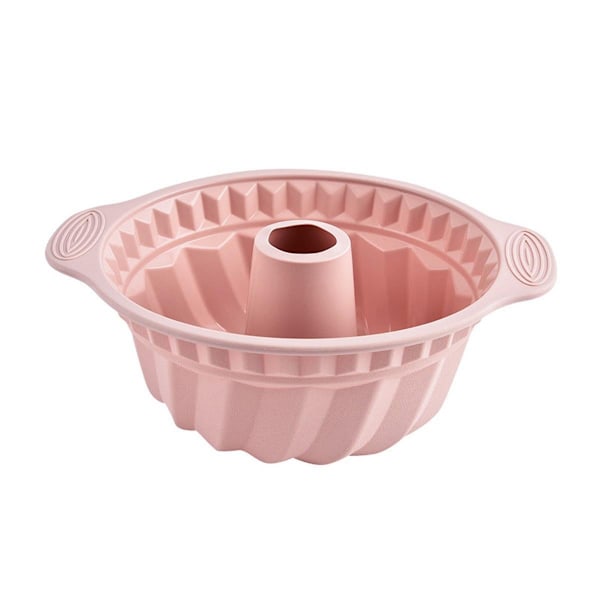 Silikon Chiffon Kakform Nonstick Rund Mousse Bakform Enkel Avformningsverktyg