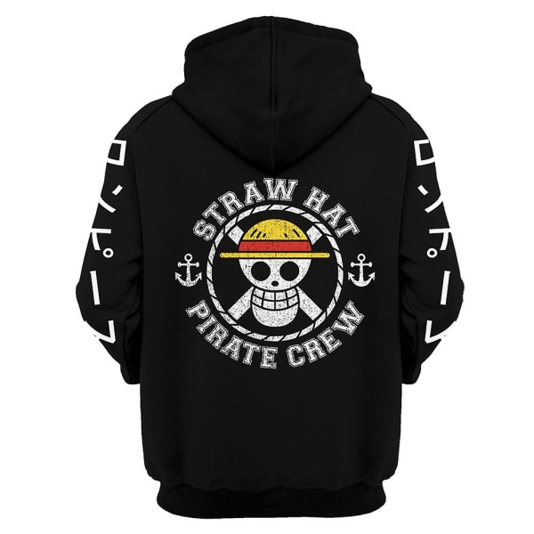 Voksne One Piece Hoodies Trykte Hættetrøjer Trøjer Topper Gaver 3XL