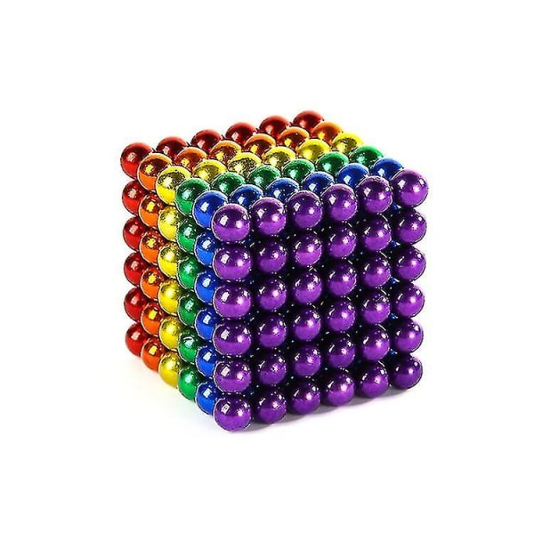 1000 st 5 mm färgglada magnetiska tidig utbildning pusselleksak -ES