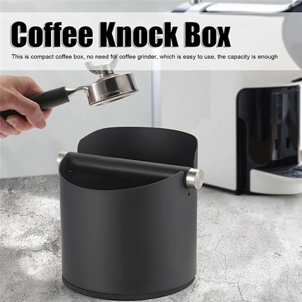 Kaffegrumsspand, Robust Kompakt Kaffeboks Holdbar Skridsikker Kaffegrumsspand Let Rengøring Espresso Knock Boxes