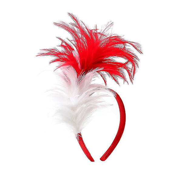 Mode Mardi Gras pandebånd Simple Cosplay Hårbøjle Multipurpose Festival Hårbånd Til Kvinder Red