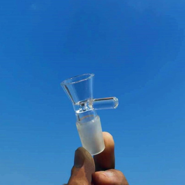 10 stykker glas tragt glas skål adapter Manuel klar skål stativ Klar holdbart glas tragt skål Transparent