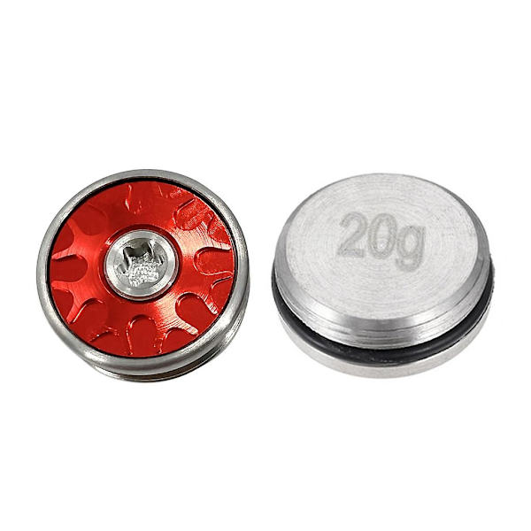 2 stk Golf Putter vægte til rådighed for Odyssey Stroke Lab Putter køller hoved 20 grams Red