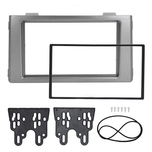 2DIN Bilstereo Radio Fascia CD DVD Instrumentpanel Trim Byte för IVECO Daily 2006‑2014