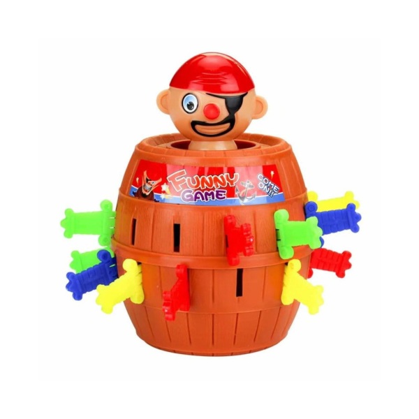 TOMY Pop Up Pirate Game - Familieactionspill for å forbedre fingerferdigheten