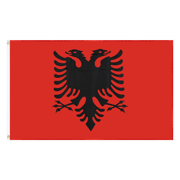 90*150cm Albanian lippu 3*5Ft Polyester lippu