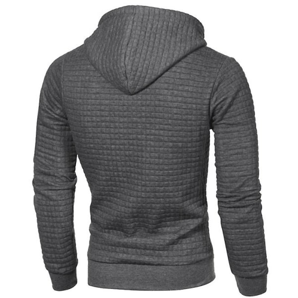 Huvtröja för Män, Huva, Tröja, Topp Dark Gray 2XL