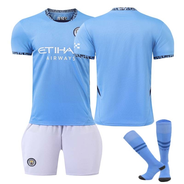 2425 Manchester City Hjemmefotballdrakt 16(90-100cm)