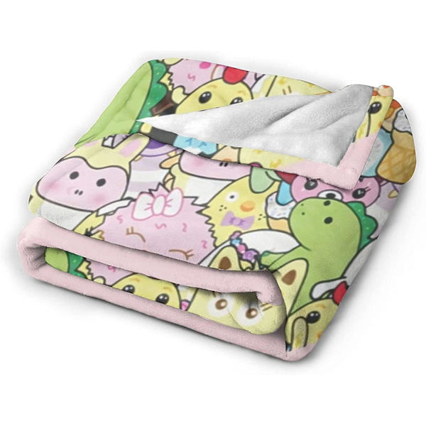 Sød Moriah Elizabeth Hjerte Ultra-blød Mikrofleece Tæppe Hjemmeindretning Kast Letvægts Kompatibel Med Sofa Seng -o183 -ES 80x60in 200x150cm