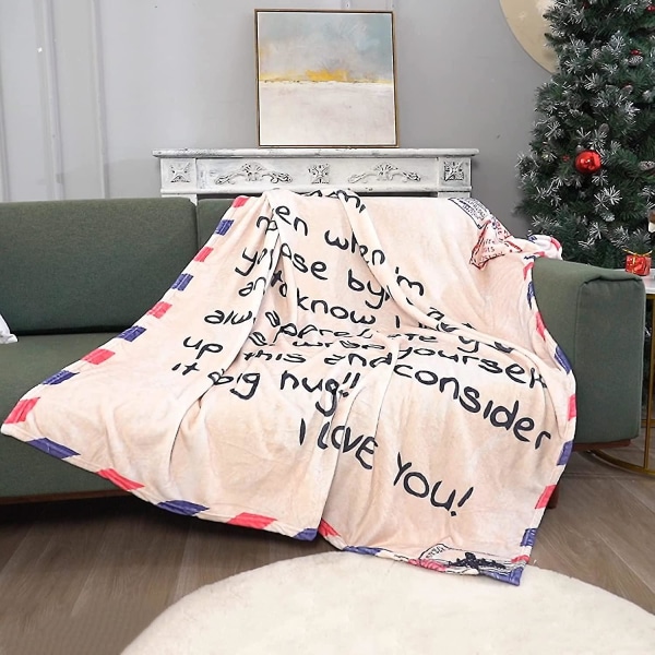 Kast tæppe til min mor fra datter søn, gave kompatibel med mors fødselsdag -ES