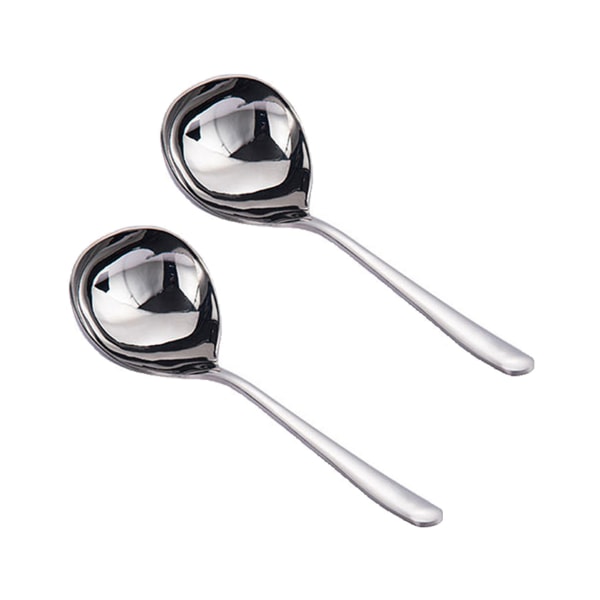 Liten slev för sås Serveringsslev i rostfritt stål Silver såsslev - Medium