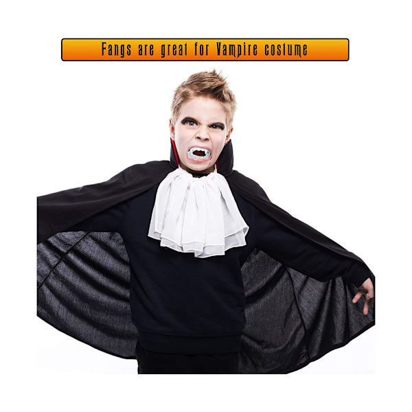 12-pack Vita Vassa Vampyrtänder - Dracula Tänder Partypresenter