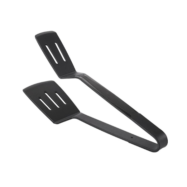 Silikon kjøkken tang Multifunksjonell BBQ klemme Spatel For Griper Brød Klipp Stekt Biff Klemme Svart
