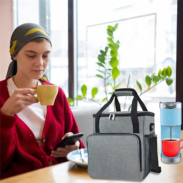 Kaffemaskine Rejsetaske Enkeltportion Kaffestation Organizer Lommetaske Rejse