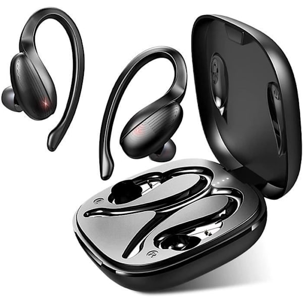 Bluetooth-hörlurar Sport Trådlösa Hörlurar 5.1, IPX7 Vattentäta Bluetooth-headset, CVC8.0 Brusreducerande Bluetooth Sport Headset a[137]