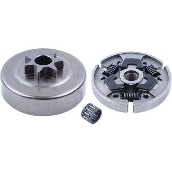 .325\" 7 Hampainen Kytkinkummun Ketjun Hammaspyörän Vanteen Laakerisarja Yhteensopiva Stihl MS250 MS230 MS210 025 Moottorisahaan Hg