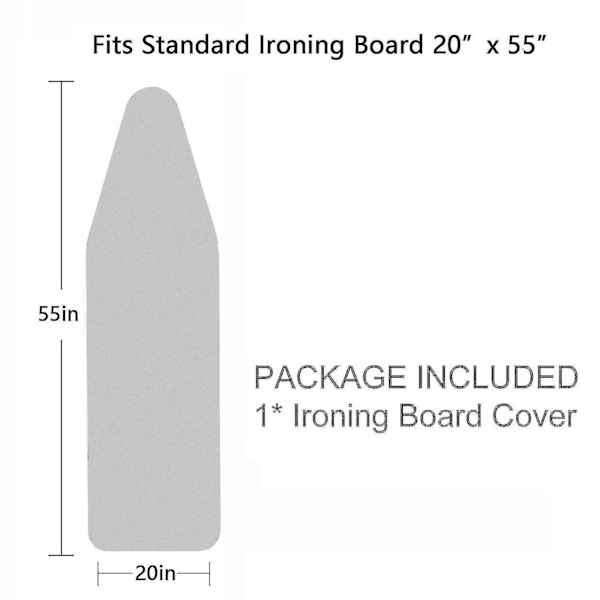 Brännskyddad Tryckt Bomullsstoppad Strykbrädeöverdrag Ersättning Passar Till 140 Cm X 50 Cm Strykbräda Ingår Inte Pink Flamingo