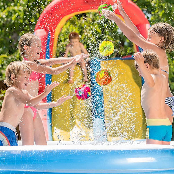Vattenbombssplashbollar 10 st Leksaker Splashbollar Vattenkrigsspel För Barn Pool Strandfest - slumpmässig färg
