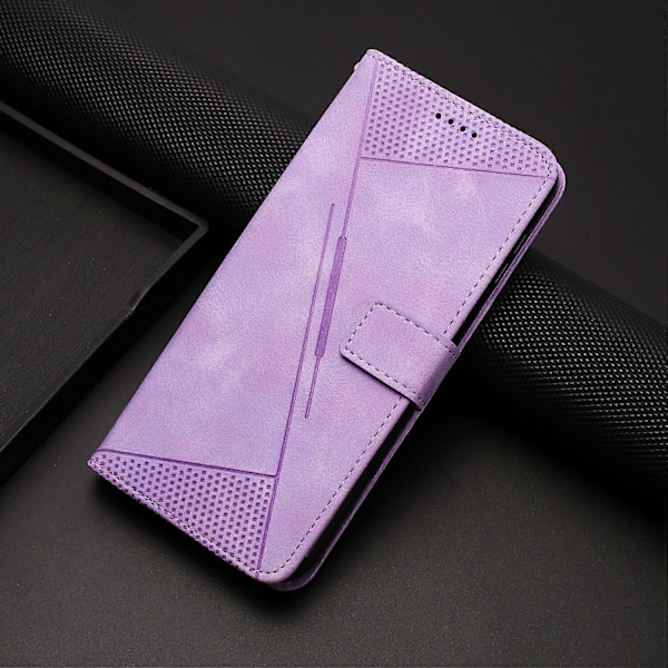 Etui til Xiaomi 15 Ultra 5G Beskyttende Flip Myk PU Lær Telefondeksel Kompatibelt med Xiaomi 15 Ultra 5G Purple