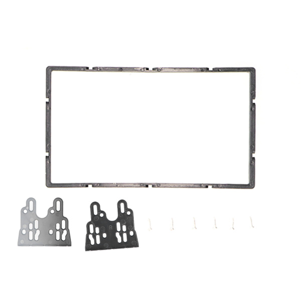 2-Din Radio Fascia Bilstereo Navigasjon Ombygd Dash Panel Kit Ramme Passer Til Vios Belta Yaris Sedan