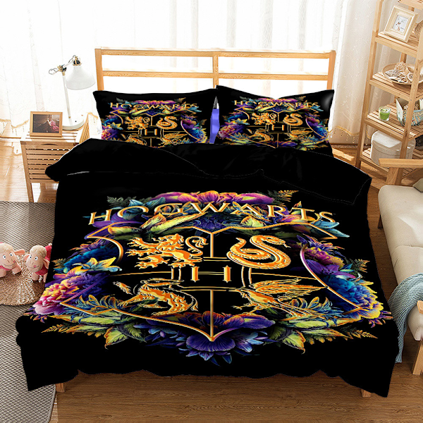 Harry Potter School of Magic Digitaltryckt Quilt Set-828 Badge large220x240