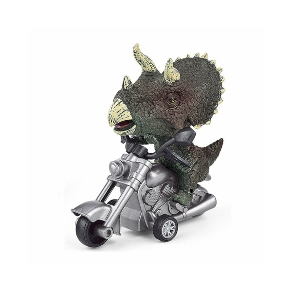 Dra tillbaka Dinosauriebilleksak - Grå motorcykelmodell