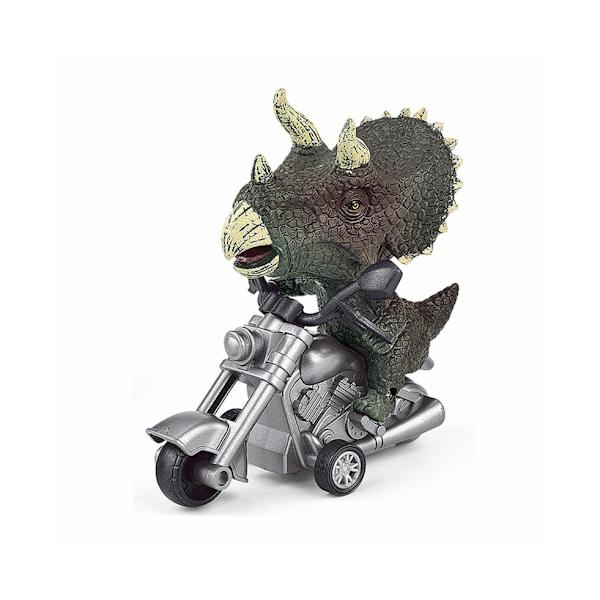 Træk-Tilbage Dinosaur Bil Legetøj - Grå Motorcykel Model