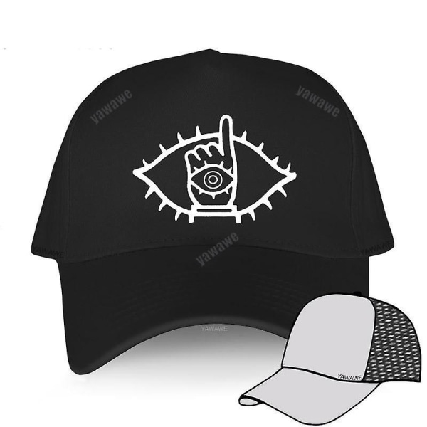 20th Century Boys Friend Cult Logo Vit Baseball Cap Hatt Outdoor Spring hg black mesh