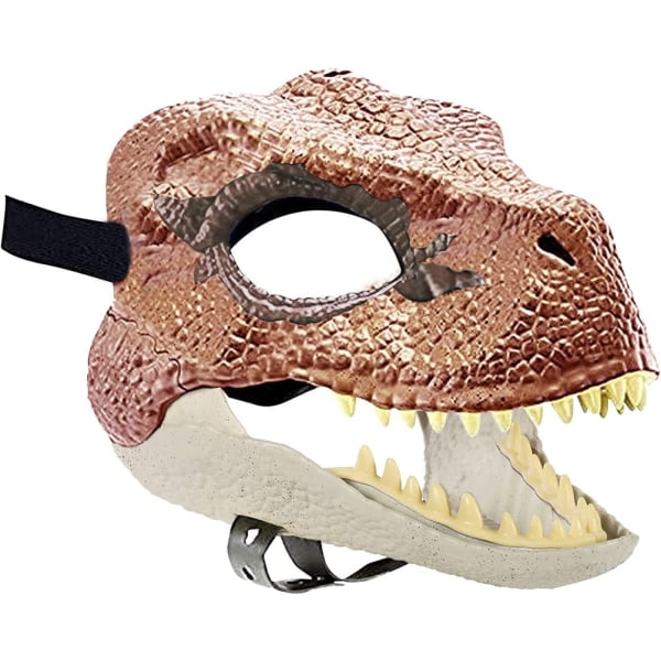 Realistisk dinosaurmaske - Predator Fursuit Head for Boys Gift