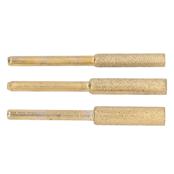 18-delad Ti-pläterad slipstensslipningssats för motorsågar, slipningsstift 4,0 mm 4,8 mm 5,5 mm