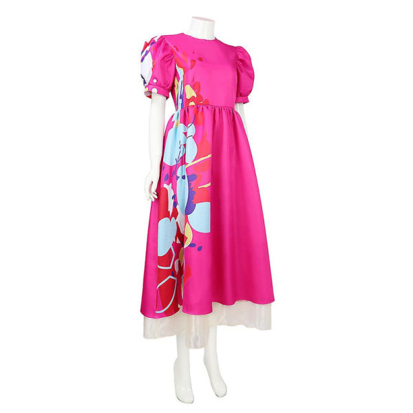 4-9 År Barn Flickor Konstig Barbie Cosplay Kostym Klänning Halloween Fest Fancy Dress Up Presenter 8-9Y